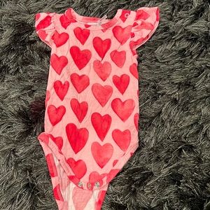 Posh peanut Valentine’s Day bodysuit